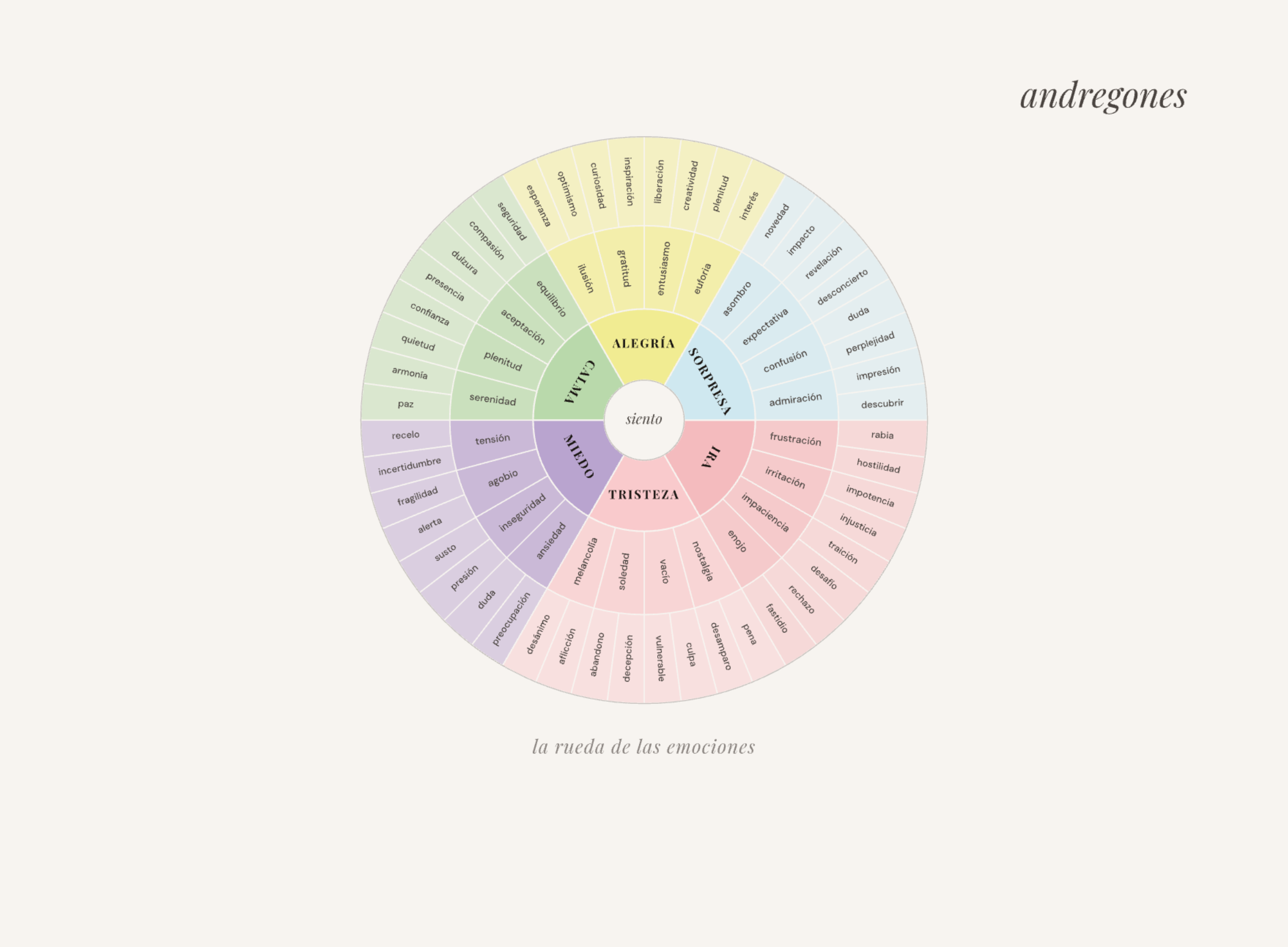 La rueda de las emociones — guía descargable