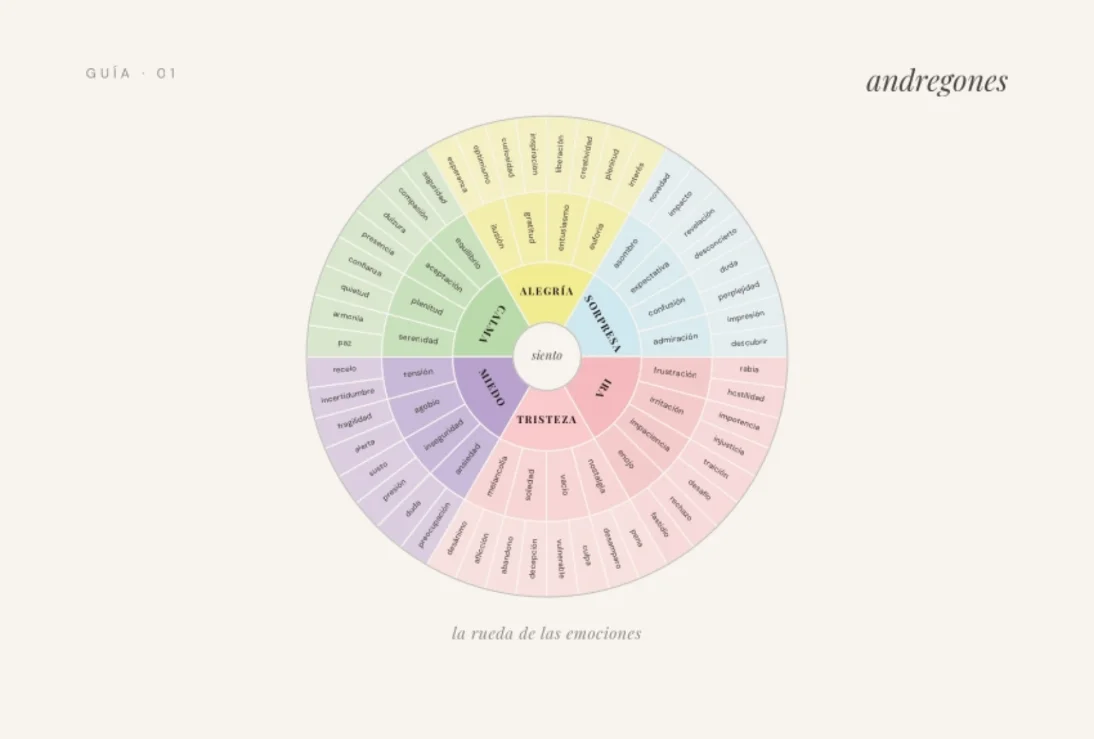 La rueda de las emociones — guía descargable